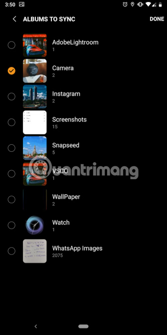Nhấn Add Content to Your Watch và chọn Add Tracks hoặc Copy Images