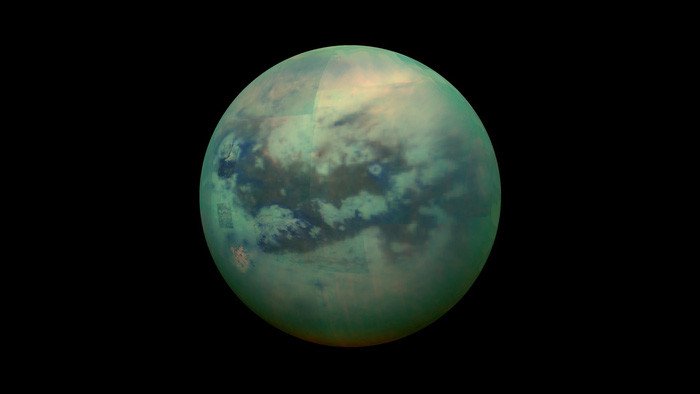 Mặt Trăng Titan của sao Thổ. (Ảnh: NASA).