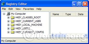 Danh sách các registry hive phổ biến trong Windows