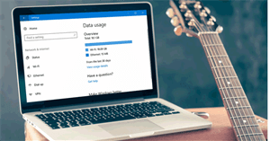 Cách reset sử dụng dữ liệu mạng trên Windows 10