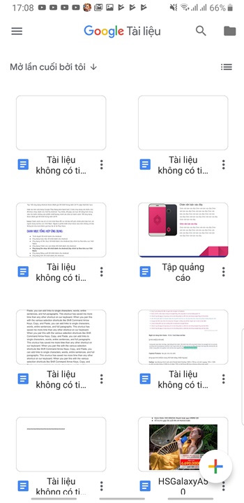 Giao diện mới của Google Docs 2