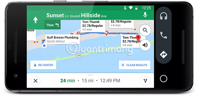 Sử dụng Google Assistant với Android Auto