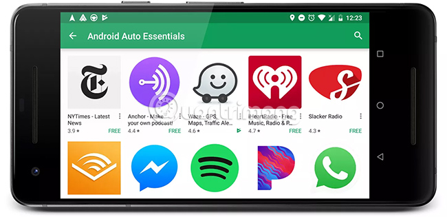 Sử dụng các ứng dụng với Android Auto