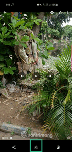 Chạm vào icon chỉnh sửa