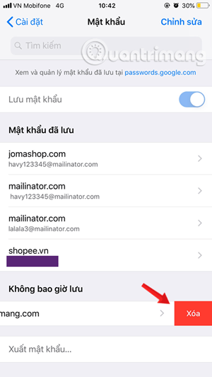 Cách 2 sử dụng trên iPhone và iPad