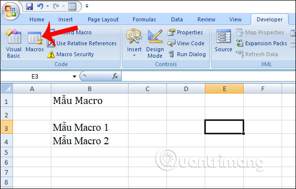 MS Excel 2007 - Bài 7: Tạo Macro trong Excel 2007 - Ảnh minh hoạ 6