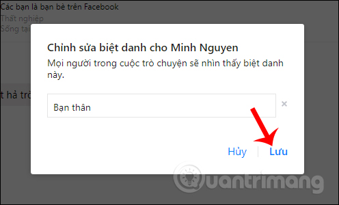 Chuyển sang tên biệt danh