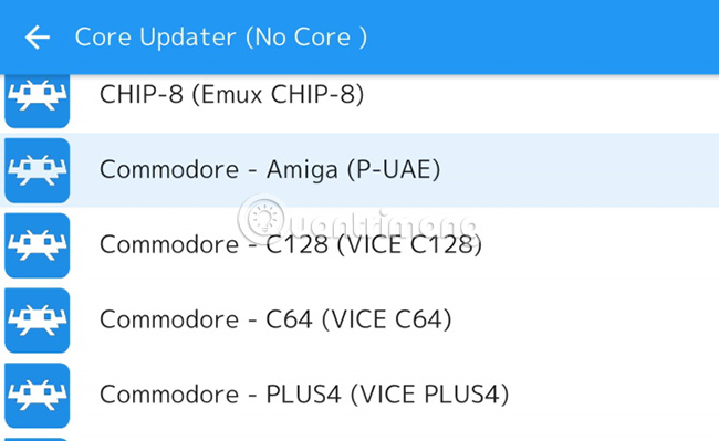 Chọn Load Core > Download a Core