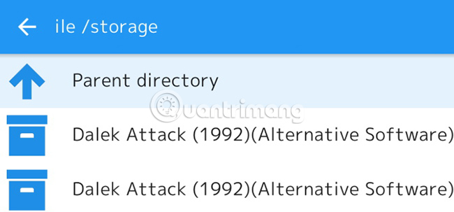 Sau đó, sử dụng Load Content để chọn ROM và sử dụng với lõi đã chọn