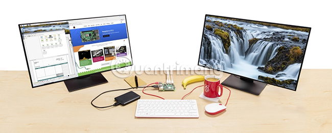 Dùng Pi 4 làm máy tính để bàn