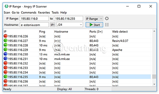 Angry IP Scanner