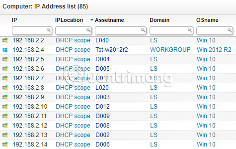 LanSweeper IP Scanner