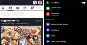 Rò rỉ giao diện nền tối của Facebook cho Android/iOS