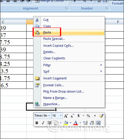 MS Excel 2007 - Bài 4: Thao tác với dữ liệu - Ảnh minh hoạ 8