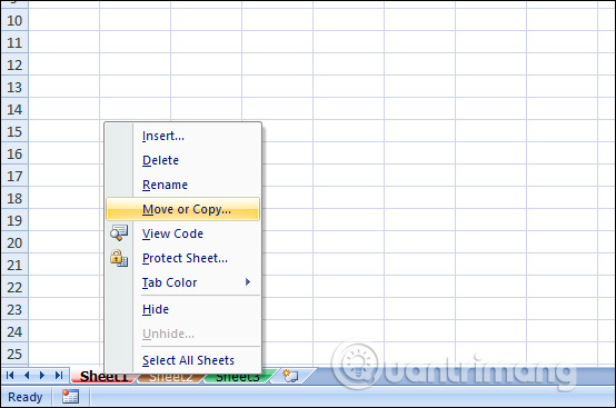 MS Excel 2007 - Bài 12: Thao tác với Sheet trong Excel - Ảnh minh hoạ 16