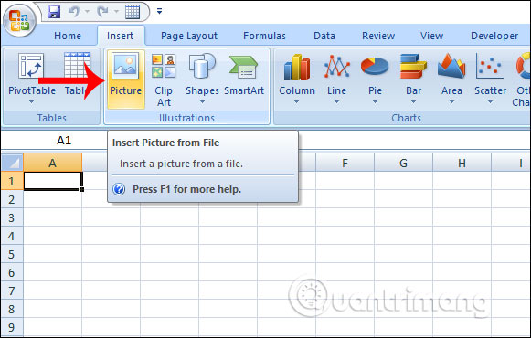 MS Excel 2007 - Bài 9: Chèn ảnh, đồ họa vào bảng tính