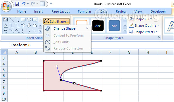 MS Excel 2007 - Bài 9: Chèn ảnh, đồ họa vào bảng tính - Ảnh minh hoạ 12