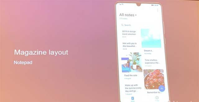 Bố cục kiểu tạp chí trên EMUI 10