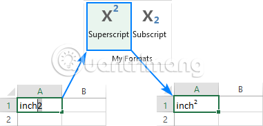 Cách viết chỉ số trên, chỉ số dưới trong Excel - Ảnh minh hoạ 12