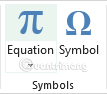 Click vào Equation