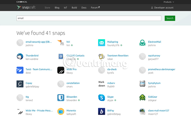Ứng dụng sẵn có