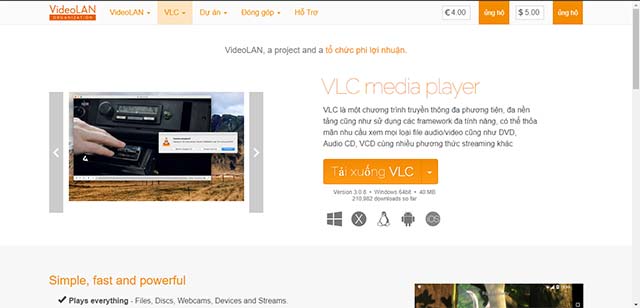 Đã có thể download VLC Media Player 3.0.8 ngay từ bây giờ