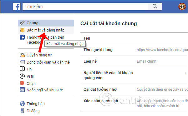 Hướng dẫn đổi mật khẩu Facebook trên máy tính - Ảnh minh hoạ 2