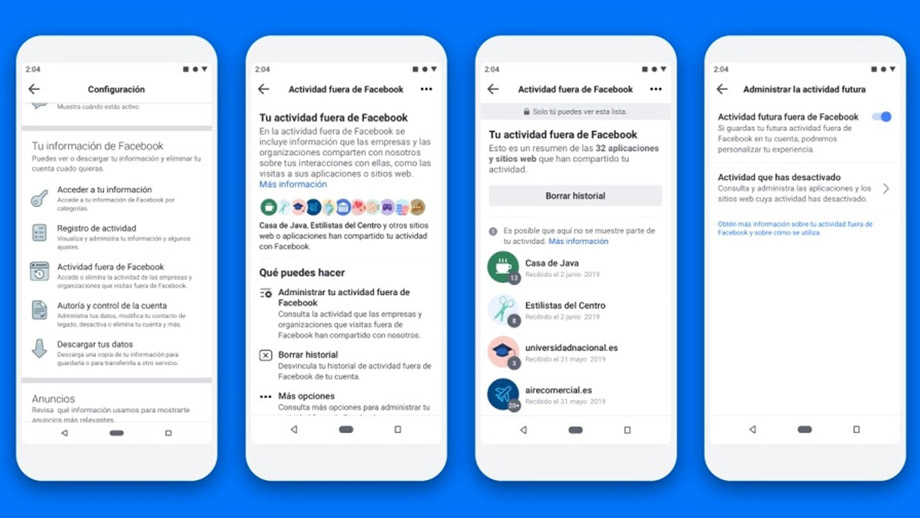 Clear History là một phần của “Off-Facebook activity”, công cụ cho phép người dùng biết các ứng dụng và doanh nghiệp nào đang theo dõi hoạt động của mình và gửi báo cáo về cho Facebook với mục đích quảng cáo
