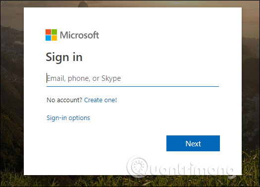 Nhập tài khoản Skype