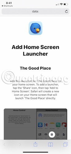 Thêm vào màn hình chính