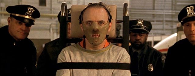 Nhân vật bác sĩ ăn thịt người Hannibal Lecter trong phim Sự im lặng của bầy cừu