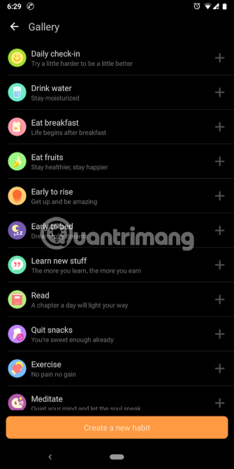 Chọn các preset