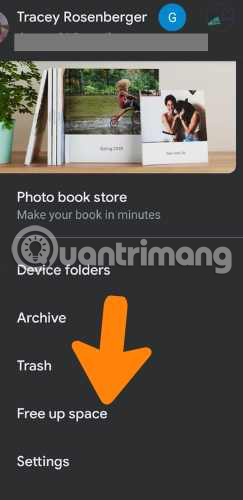 Nhấn vào thanh menu