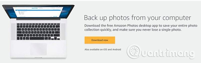 Điều hướng đến Amazon Photos App