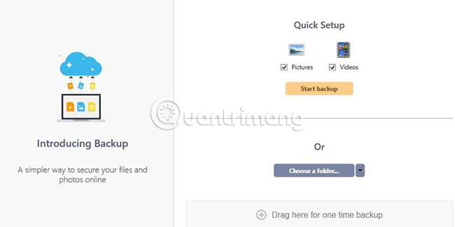 Kéo thư mục đã tải xuống của Google Photos vào cửa sổ Amazon Photos