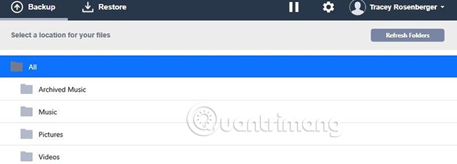 Chọn thư mục mà bạn muốn lưu ảnh hoặc tạo thư mục mới