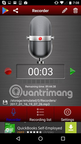 Green Apple Studios Audio Recorder