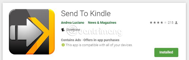 Send to Kindle