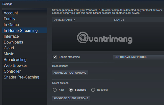 Chọn Check for Steam Client Updates