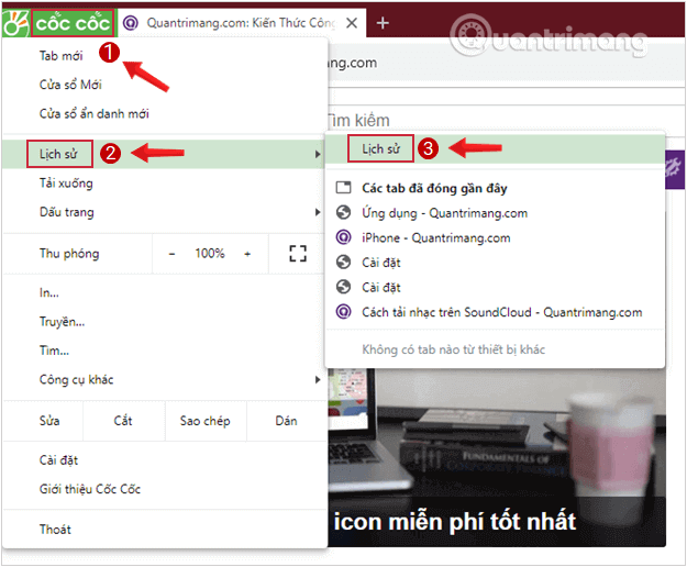 Xoá Lịch Sử Duyệt Web Trên Cốc Cốc Như Thế Nào? - Quantrimang.Com