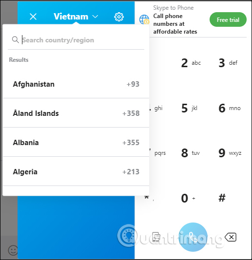 Nhập số điện thoại