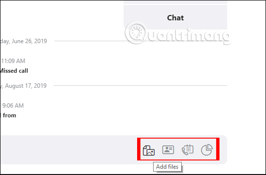 Chat trên Skype nền web