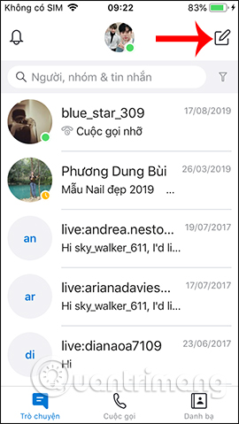 Biểu tượng tạo chat