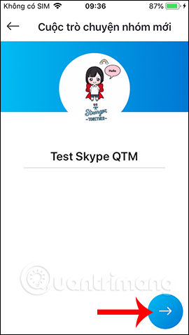 Lưu thông tin nhóm