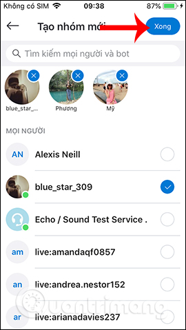 Thêm thành viên nhóm