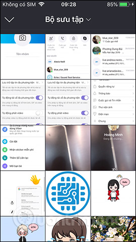 Chọn ảnh đại diện