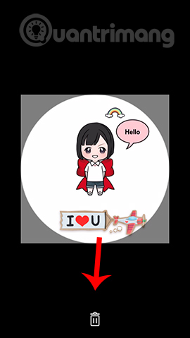 Xóa sticker