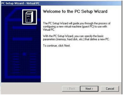 Chọn New PC để tạo máy mới