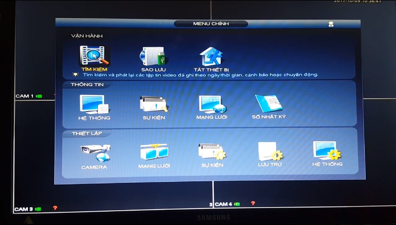 xem lại cam hành trình trên tivi LCD