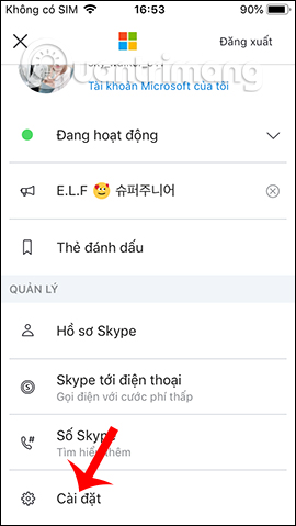 Cài đặt Skype